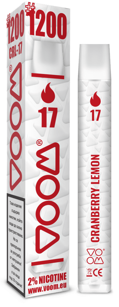 VOOM #1200 17 Cranberry Lemon - 2% nicotine - 1 single unit