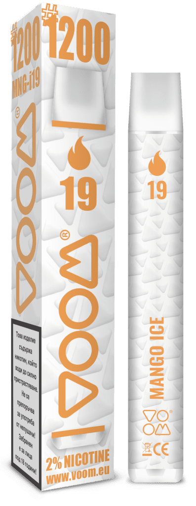 VOOM #1200 19 Mango Ice - 2% nicotine - 1 single unit