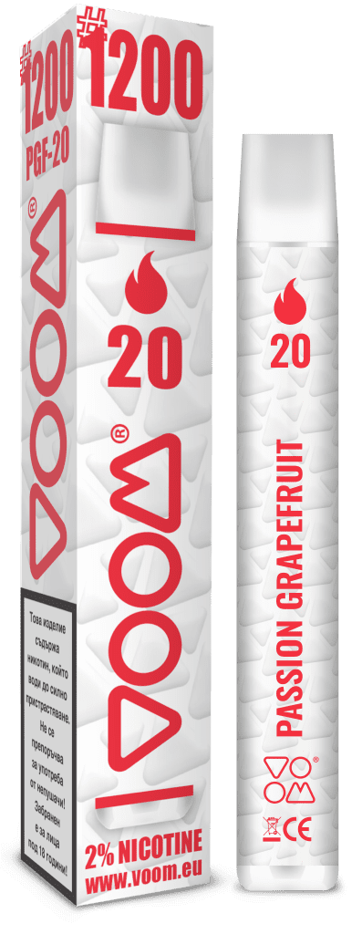 VOOM #1200 20 Passion Grapefruit - 2% nicotine - 1 single unit