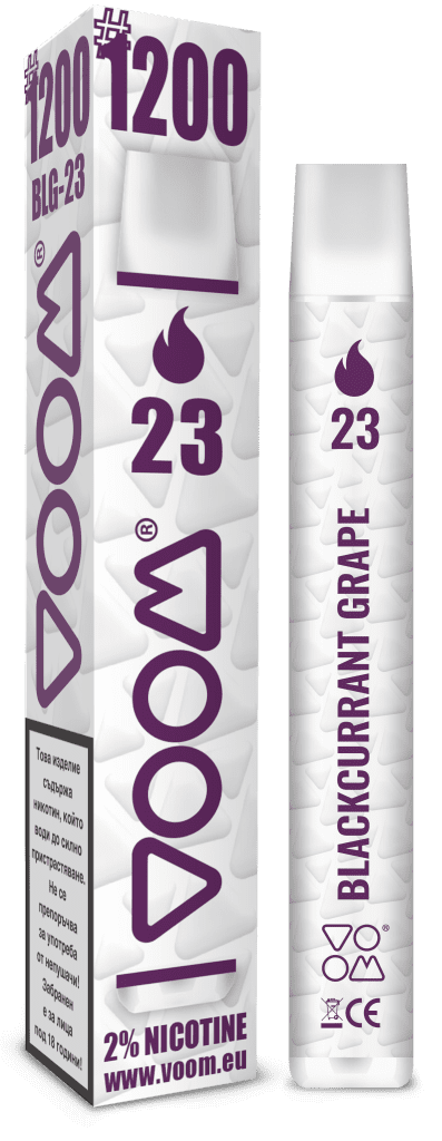 VOOM #1200 23 Blackcurrant Grape - 2% nicotine - 1 single unit