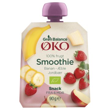 Smoothie erdbeer/banana BIO