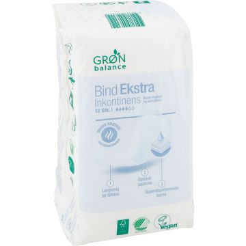 Groen Balance Inkontinenzeinlagen Extra Unisex 12 Stück
