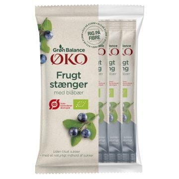 Grøn Balance Fruchtriegel Blaubeere Bio 100 g (5 Stück)