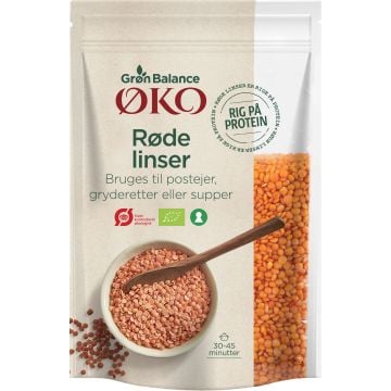 Grøn Balance Rote Linsen BIO 400 g