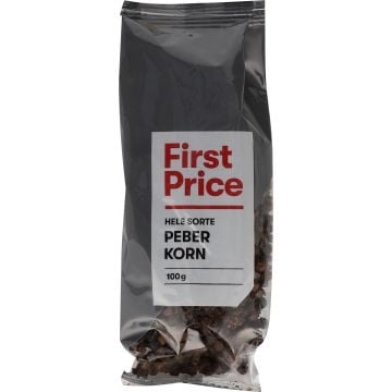 First Price Schwarzer Pfeffer ganz 100g