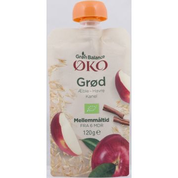 Grøn Balance Haferbrei Apfel-Zimt Bio 120 g