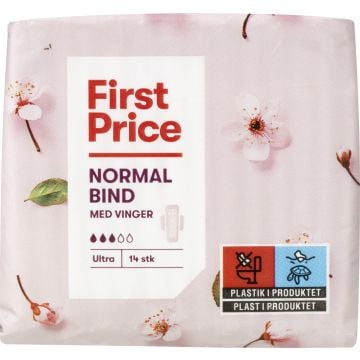 First Price Damenbinden mit Flügeln Normal 14 Stück