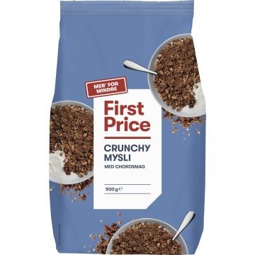 First Price Crunchy Müsli Schokolade 500 g