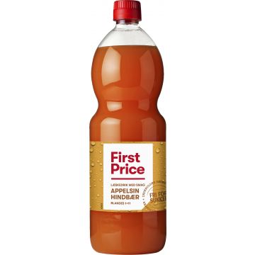 First Price Apfel-Himbeer Erfrischungsgetrank 1 L