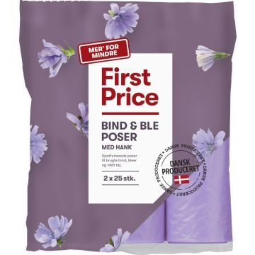 First Price Damenbinden und Windelbeutel 2x25 Stueck 50 Stueck