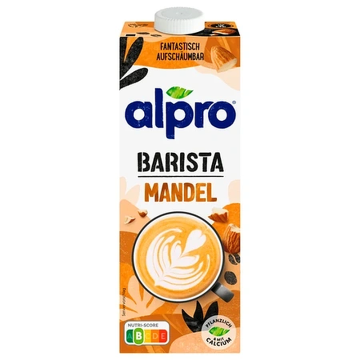 Alpro Mandeldrink Barista 8er Pack – pflanzliche Mandelmilchalternative für Kaffee