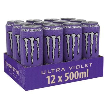 Monster Ultra Violet Energy Drink 12x500 ml