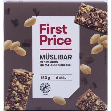 Müsli riegel choko/peanut 6 stück
