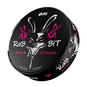 RABBIT Grape 50MG Nikotinbeutel – Slim Nicotine Pouches mit intensivem Traubengeschmack und extrem starker Nikotinstärke