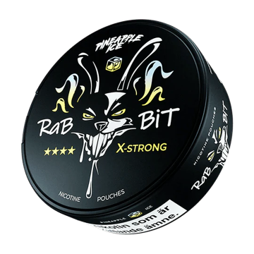 RABBIT Pineapple Ice Nikotinbeutel – Slim Nicotine Pouches mit tropischem Ananasgeschmack und kühlender Ice Note