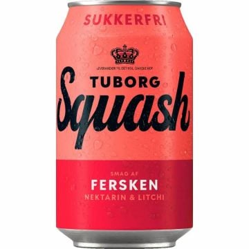 Tuborg Squash Pfirsich zuckerfrei- pfandfreie