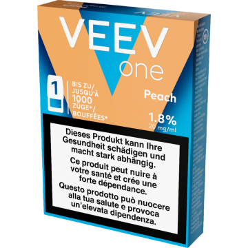 VEEV ONE Pod Peach – 18 mg nicotine – 1000 puffs