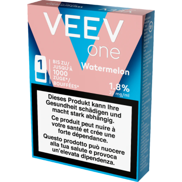 VEEV ONE Pod  Coral Wave Watermelon – 20 mg nicotine – 1000 puffs