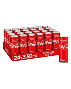 Coca-Cola Original Taste 330 ml sleek dåse