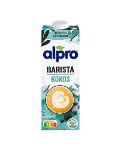 Alpro Kokosdrink Barista 8er Pack – pflanzliche Kokosmilchalternative für Kaffee