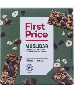 Müsli riegel choko/hassel 6 stück