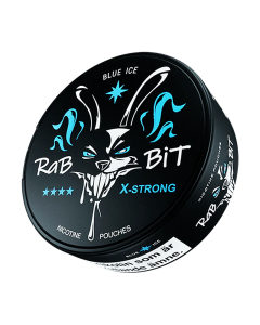 RABBIT Blue Ice Nikotinbeutel – Slim Nicotine Pouches Extra Strong mit kühlender Ice Mint Note
