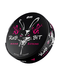 RABBIT Grape 50MG Nikotinbeutel – Slim Nicotine Pouches mit intensivem Traubengeschmack und extrem starker Nikotinstärke