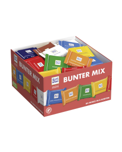 Ritter Sport Mini Display Schokoladenmix – bunt gemischte Mini Schokoladen