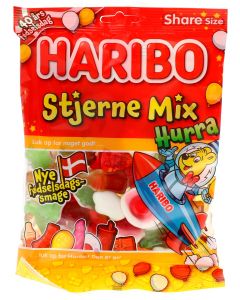 Haribo Stjerne Mix Hurra