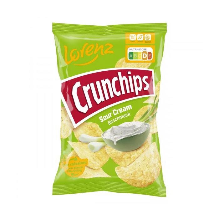 Lorenz Chips Creme Fraiche og Løg Lorenz Chips Creme Fraiche og Løg