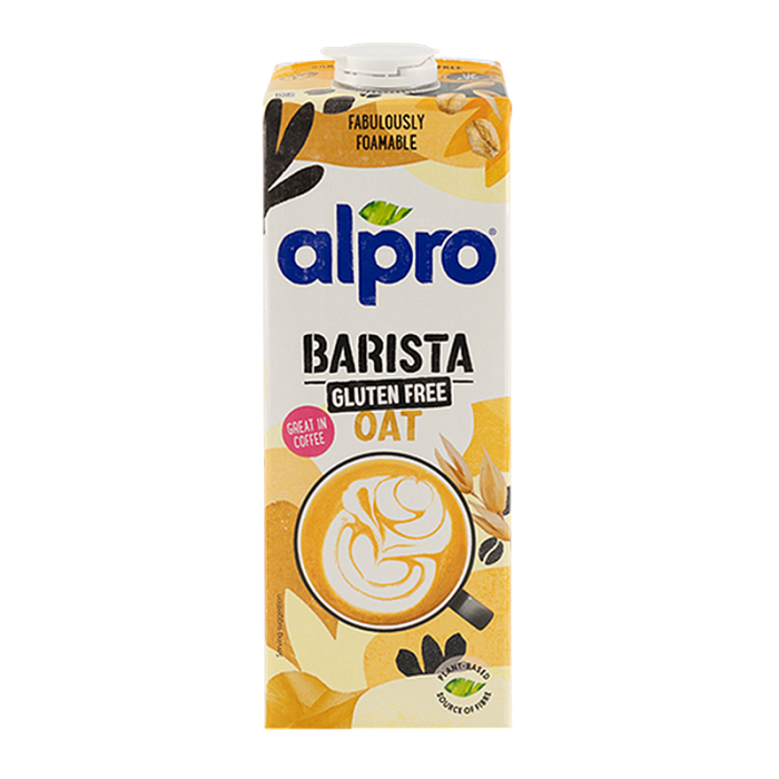Alpro Haferdrink Barista Glutenfrei 8er Pack – pflanzliche Milchalternative