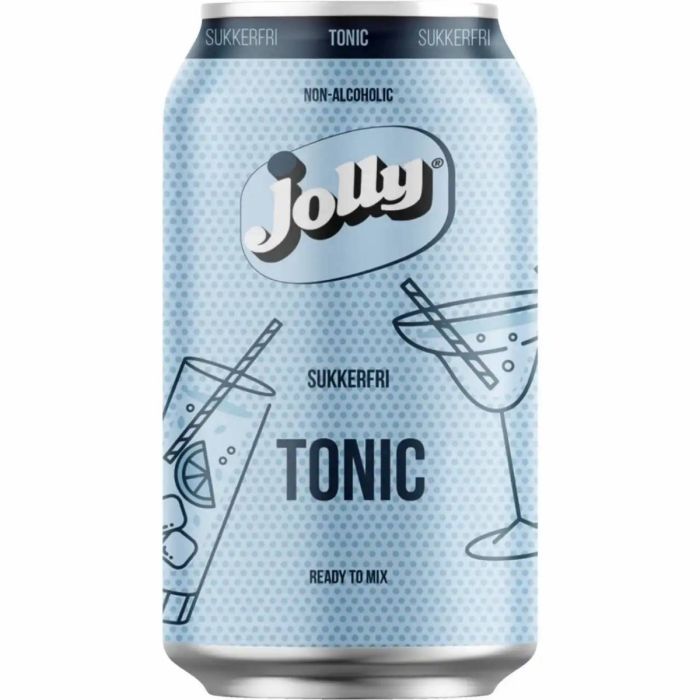 Jolly Tonic Sugar-Free – kalorienfreie dänische Tonic-Limonade ohne Zucker