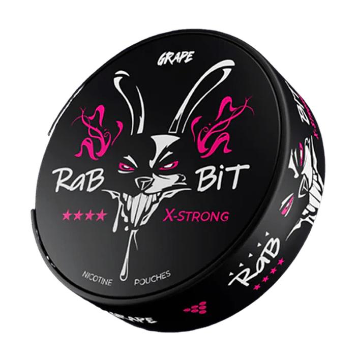 RABBIT Grape 50MG Nikotinbeutel – Slim Nicotine Pouches mit intensivem Traubengeschmack und extrem starker Nikotinstärke
