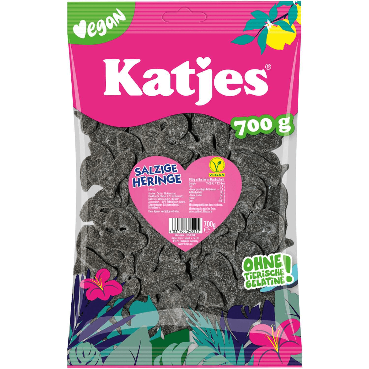 Katjes Salzige Heringe - 700 g
