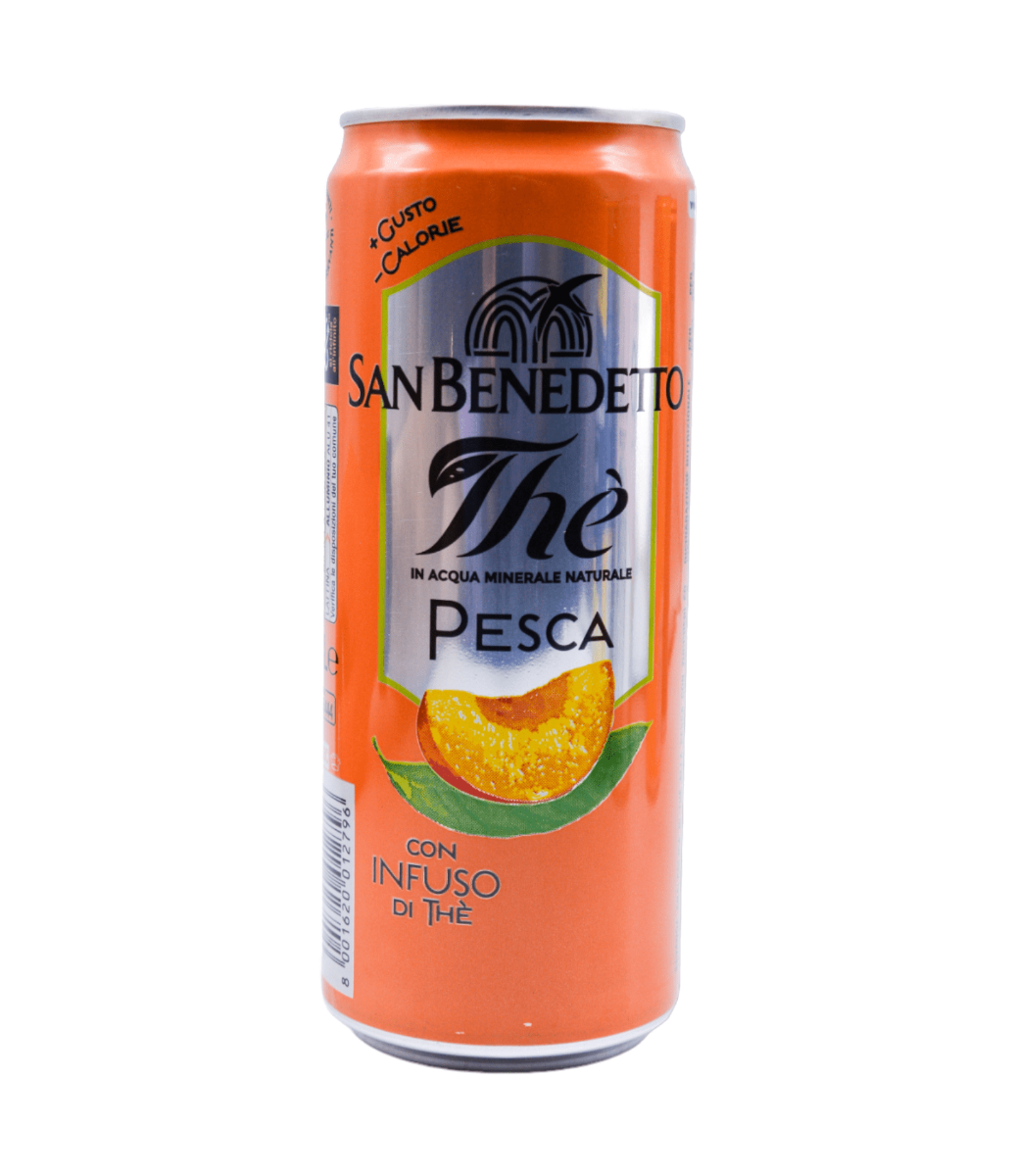 San Benedetto Eistee Pfirsich 24x0,33L Dose - 24 x 0,33 L