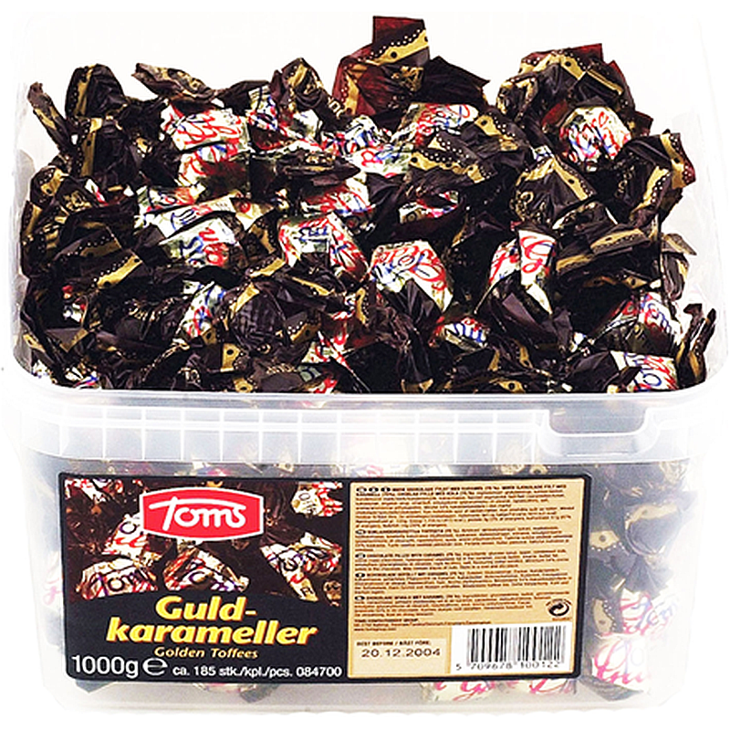 Toms Guld Karameller Karamellbonbons 1 Kg - 1 kg